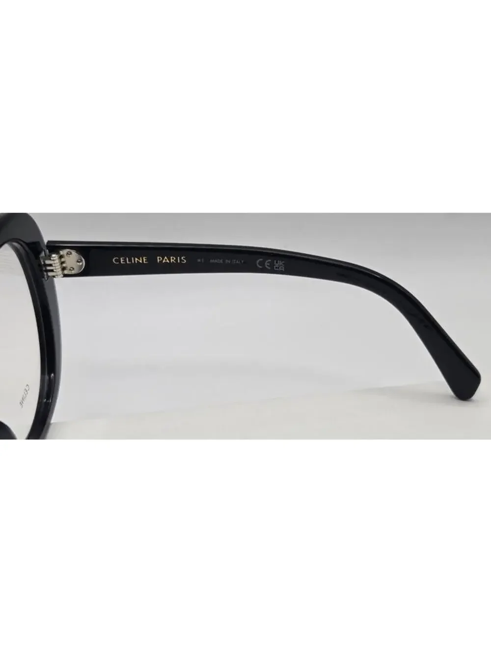 Authentic CELINE Paris CL50150I 3 Dots Eyeglasses, Black 57-13-140 Eyewear Italy